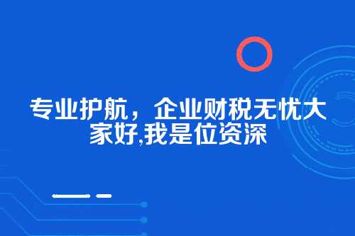 郑州代理记账纳税申报服务